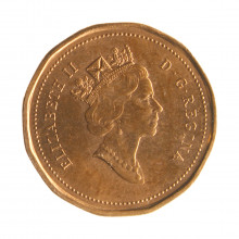 Moeda KM#181 1 Cent 1991 SOB/FC Canadá América Rainha Elizabeth Bronze Ø19,1mm 2,5gr.