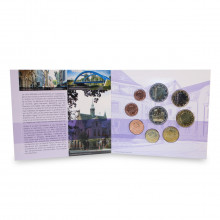 Blister 9 Moedas 2018 FC Luxemburgo Europa Cidade de Ettelbrück