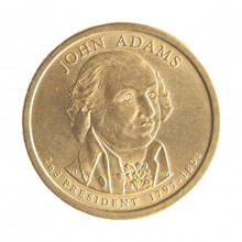 1 Dollar 2007 P MBC/SOB John Adams 2nd