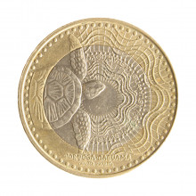 Moeda KM#299 1000 Pesos 2013 MBC Colômbia América Bimetálico Ø26,7mm 9,95gr.