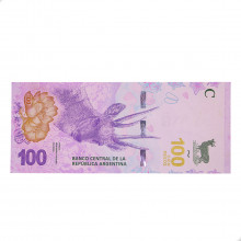 Cédula P#363A 100 Pesos 2018 Argentina América FE