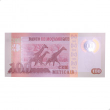 Cédula P#151b 100 Meticais 2017 Polímero Moçambique África FE