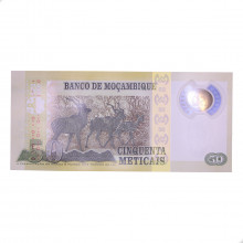 Cédula P#150b 50 Meticais 2017 Polímero Moçambique África FE