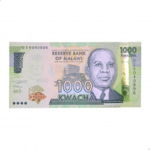 Cédula P#New 1000 Kwacha 2024 Malawi África FE