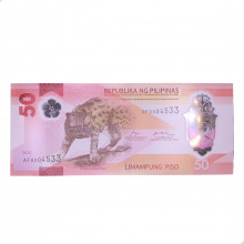Cédula P#New 50 Pesos 2025 Polímero Filipinas Ásia FE