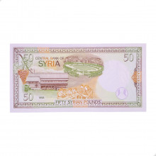 Cédula P#107 50 Pounds 1998 Síria Ásia FE