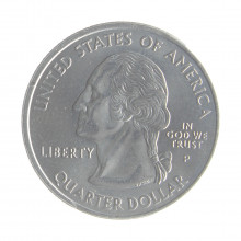 Moeda KM#306 Quarter Dollar Estado Maryland 2000 P FC USA América Cupro-Níquel Ø24,26mm 5,67gr.