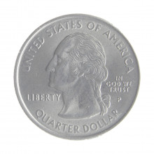 Moeda KM#297 Quarter Dollar Estado Connecticut 1999 P SOB/FC USA América Cupro-Níquel Ø24,26mm 5,67gr.
