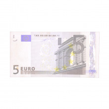 Cédula P#1 5 Euros 2002-2003 Itália Europa MBC