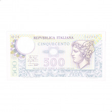 Cédula P#94 500 Lire 1979 Itália Europa SOB/FE
