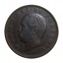Km#527 XX Réis 1883 MBC+ Portugal  Europa