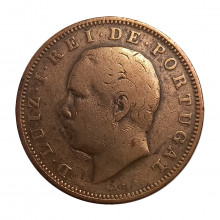 Km#527 XX Réis 1883 MBC Portugal  Europa
