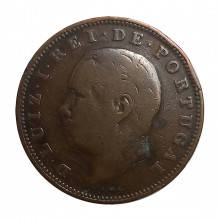 Km#527 XX Réis 1883 MBC Portugal  Europa