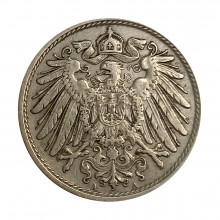 KM#12 10 Pfennig 1906 A  MBC+ Alemanha Império Europa