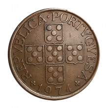Km#596 50 Escudos 1974 MBC Portugal Europa