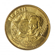 Moeda V-529 25 Centavos 2009  FC   Aço R Bronze  Ø25mm 7,5gr.