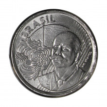 Moeda V-562 50 Centavos 2017  MBC+   Aço Inoxidável  Ø23mm 7,8gr.