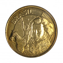 Moeda V-511 10 Centavos 2018 FC Aço R Bronze Ø20mm 4,8gr.