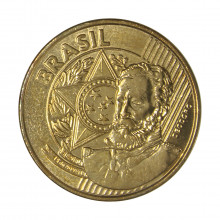Moeda V-539 25 Centavos 2019 MBC+ Aço R Bronze Ø25mm 7,5gr.