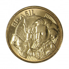 Moeda V-512 10 Centavos 2019  FC   Aço R Bronze  Ø20mm 4,8gr.