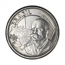 Moeda V-566 50 Centavos 2021 FC  Aço Inoxidável Ø23mm 7,8gr.