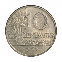 V-296 10 Centavos 1967 