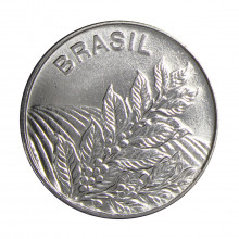 Moeda V-352 5 Cruzeiros 1983 SOB/FC Café Aço Inoxidável Ø22mm 4,5gr.