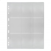 Kit 10 Folha para Cards Acetato 29,5x23 PCCB 9 Bolsos