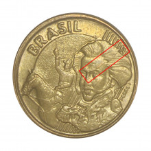 10 Centavos 2008 MBC+ Cunho Trincado