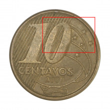 10 Centavos 2007 MBC Rastro nas Estrelas