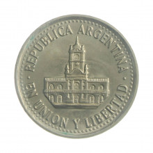 Km#110a 25 Centavos 1994 MBC Argentina América Cupro-Níquel 24.2(mm) 6.1(gr)