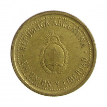 Km#107 10 Centavos 1993 MBC Argentina América Bronze Alumínio 18.2(mm) 2.25(gr)