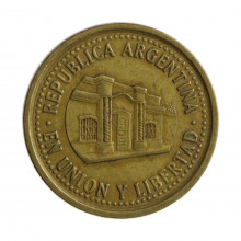 Km#111.2 50 Centavos 1993 MBC Argentina América Bronze Alumínio 25.2(mm) 5.8(gr)