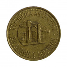 Km#111.1 50 Centavos 2009 MBC Argentina América Bronze Alumínio 25.2(mm) 5.8(gr)