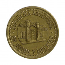 Km#111.1 50 Centavos 1993 MBC Argentina América Bronze Alumínio 25.2(mm) 5.8(gr)