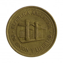 Km#111.1 50 Centavos 1993 MBC Argentina América Bronze Alumínio 25.2(mm) 5.8(gr)