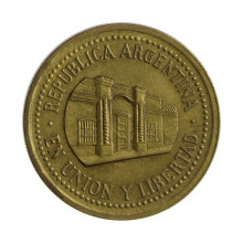 Km#111.1 50 Centavos 1992 MBC Argentina América Bronze Alumínio 25.2(mm) 5.8(gr)