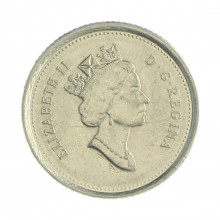 Km#183 10 Cents 1999 MBC Canadá América Níquel 18.03(mm) 2.07(gr)