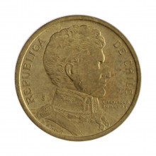 Km#228.2 10 Pesos 2006 SO MBC Chile  América  Cobre-alumínio-níquel 21(mm) 3.5(gr)