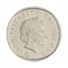 Km#35 2 Cents  2002 SOB/FC Estados do Caribe  América  Alumínio 21.46(mm) 1.42(gr)