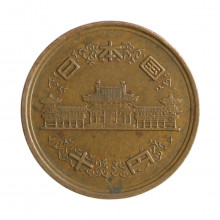 Y#73a 10 Yen 1972 MBC Japão Ásia Bronze 23.5(mm) 4.5(gr)