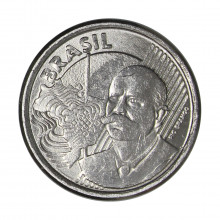 Moeda V-567 50 Centavos 2022 FC Aço Inoxidável Ø23mm 7,8gr.