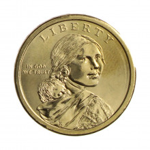 Moeda Km#467 1 Dolar 2009 P FC USA Native Expansão da Agricultura Três Irmãs Cobre Revestido de Latão