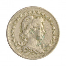 Moeda V-081 100 Réis 1927 MBC Cupro Níquel Ø21mm 5gr.