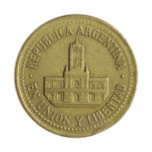 Moeda KM#110.1 25 Centavos 1992 MBC Argentina América Bronze Alumínio Ø24,2mm 5,4gr.