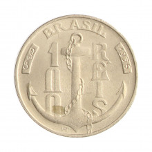 Moeda V-140 100 Réis 1936 SOB Tamandaré Cupro Níquel Ø20mm 4,5gr.