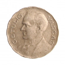 Moeda V-165 100 Réis 1942 MBC Níquel Rosa Ø17mm 2,5gr.