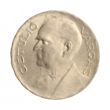 Moeda V-173 400 Réis 1940 MBC/SOB Cupro Níquel Ø23mm 5,5gr.