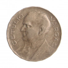 Moeda V-174 400 Réis 1942 MBC Níquel Rosa Ø23mm 5,5gr.