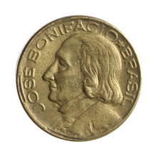 Moeda V-201 10 Centavos 1951 MBC+ Bronze Alumínio Ø17mm 3gr.